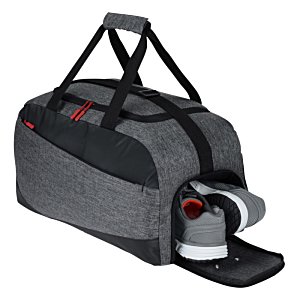 Additional Image 1 - a grey bag with a black handle