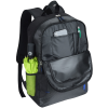Additional Thumbnail Image 1 - a black backpack with a green water bottle