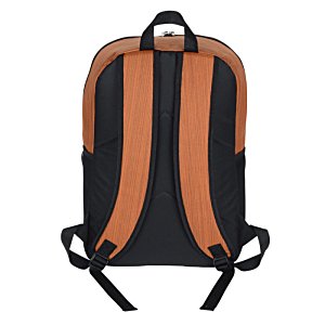 Additional Image 1 - a black and orange backpack