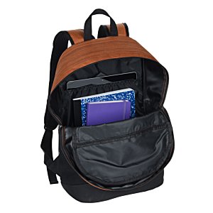 Additional Image 2 - a backpack with a book inside