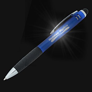 Additional Image 4 - a blue pen with a black cap