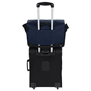 Additional Image 3 - a black and blue rolling luggage