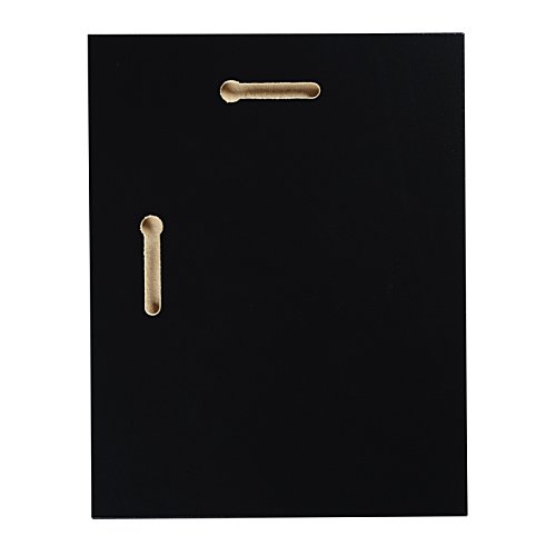 Additional Image 1 - a black door with gold handles