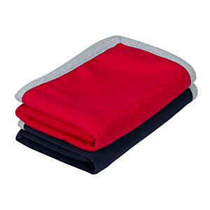 Additional Image 1 - a red and black folded blankets