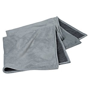 Additional Image 3 - a folded grey cloth on a white background