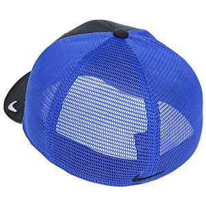 Additional Image 1 - a blue hat with a black cap