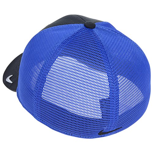 Additional Image 1 - a blue hat with a black cap