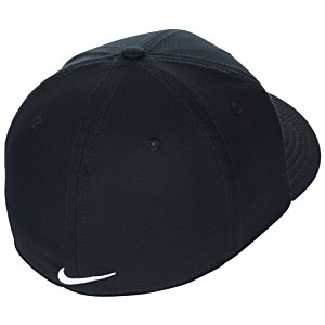 Additional Image 1 - a black hat with a white swoosh