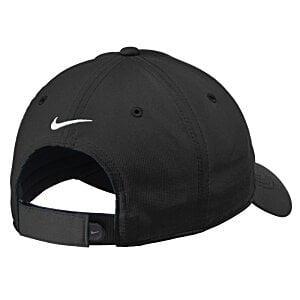 Additional Image 1 - a black hat with a white swoosh