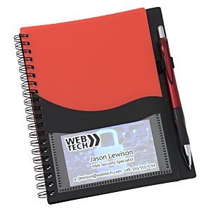 Additional Image 1 - a red and black notebook