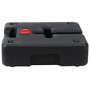 Additional Image 4 - a black rectangular object with a red button