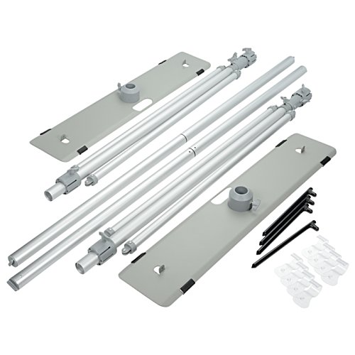 Additional Image 2 - a group of white metal parts
