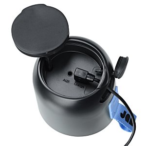 Additional Image 4 - a black cylindrical object with a black cord