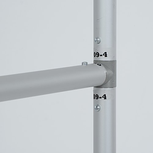 Additional Image 6 - a white metal pole with a white background