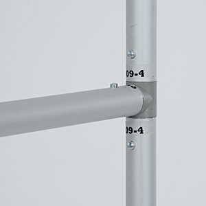 Additional Image 3 - a white metal pole with a white background