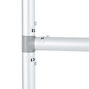 Additional Image 4 - a white metal pole with a silver metal post