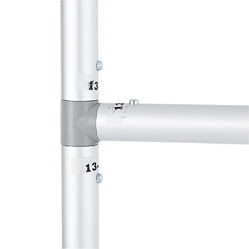 Additional Image 4 - a white metal pole with a silver metal post