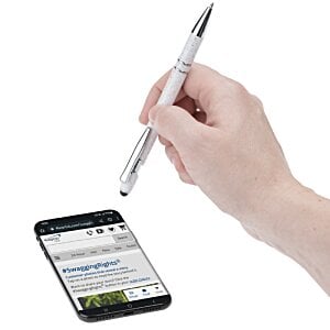 Additional Image 3 - a hand holding a pen over a cell phone