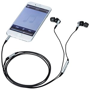 Additional Image 2 - a phone with earbuds attached to it