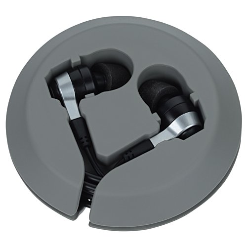 Additional Image 5 - a pair of black earbuds