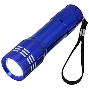 Additional Image 1 - a blue flashlight with a strap