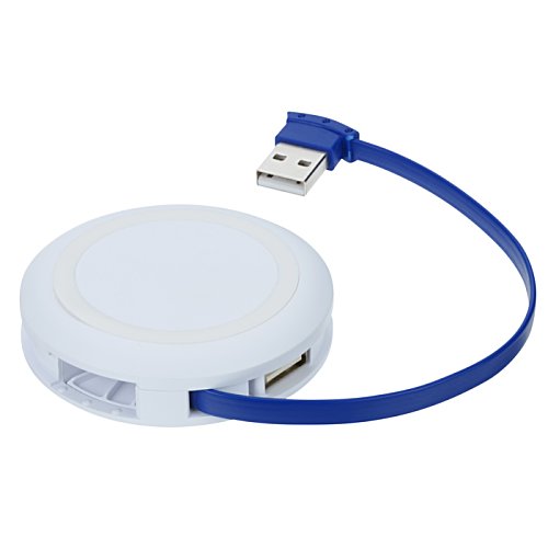 Additional Image 3 - a white circular object with a blue cord