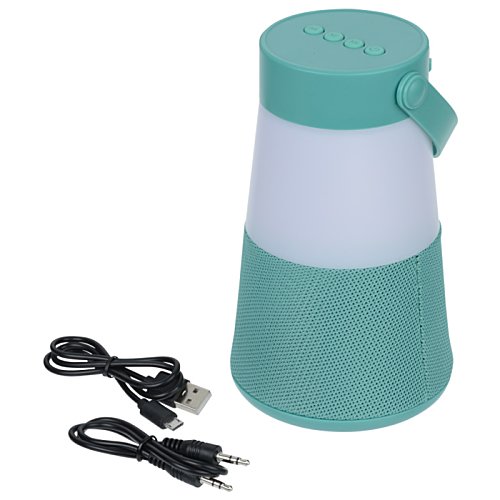 Additional Image 3 - a blue and white speaker with cables