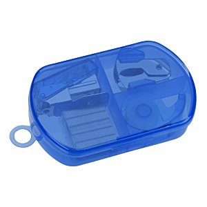 Additional Image 2 - a blue pencil sharpener with a plastic case