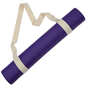 Additional Image 1 - a blue rolled up scroll with a white strap