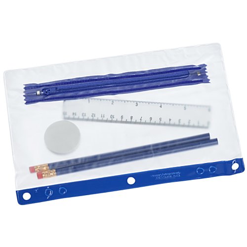 Additional Image 3 - a blue and white ruler and pencil