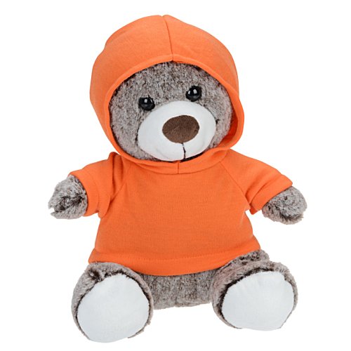 Additional Image 2 - a stuffed animal wearing an orange hoodie