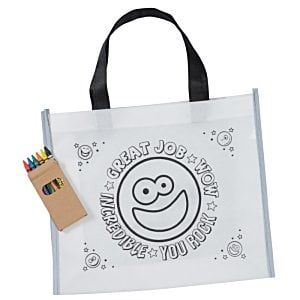 Additional Image 1 - a white bag with a black handle