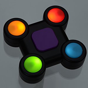 Additional Image 2 - a black square with multi colored circles