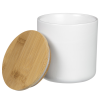 View Image 3 of 3 of Ceramic Container with Bamboo Lid - 17 oz.