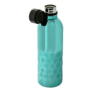 Additional Image 2 - a blue water bottle with a black cap