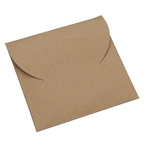 Additional Image 3 - a brown square envelope with a curved edge