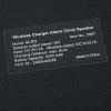 a white text on a black surface