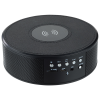a black round object with buttons