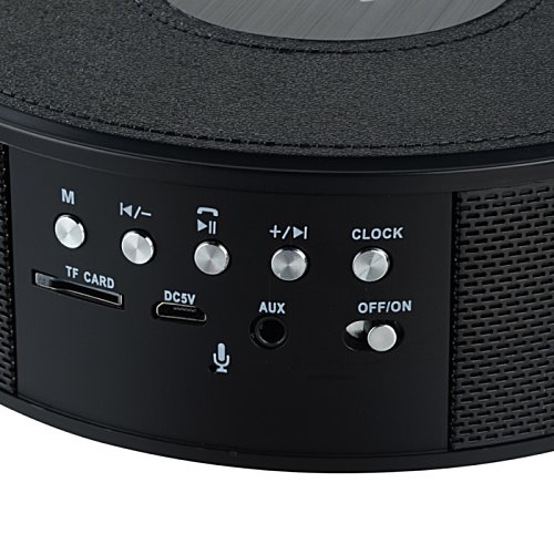 Additional Image 3 - a black round object with buttons