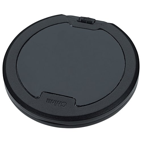 Additional Image 5 - a black round object with a white background