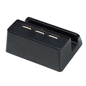Additional Image 4 - a black rectangular object with three ports