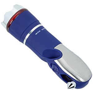 Additional Image 5 - a blue and silver flashlight