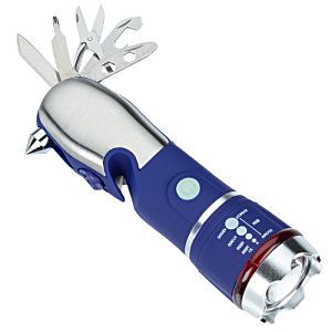 Additional Image 6 - a blue and silver flashlight