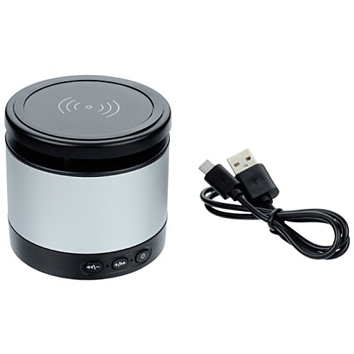 Additional Image 5 - a black and white round object with a cord