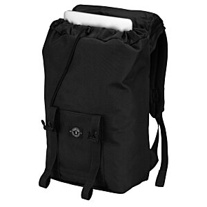 Additional Image 1 - a black backpack with a strap