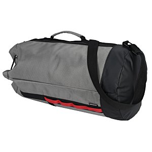 Additional Image 2 - a grey and black duffel bag