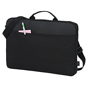 Additional Image 1 - a black briefcase with a strap