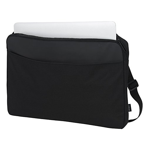 Additional Image 2 - a black bag with a white paper on it