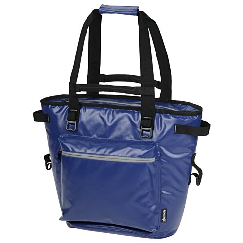 Additional Image 7 - a blue bag with black handles