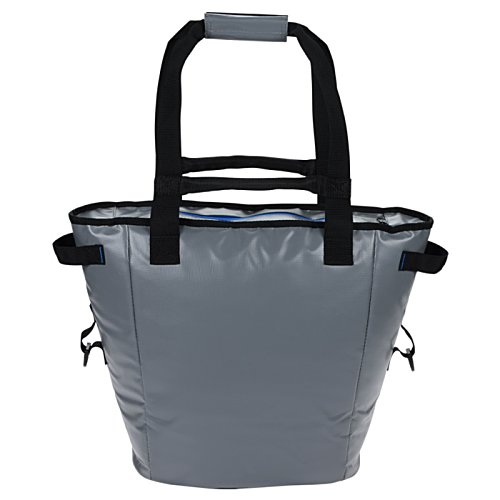Additional Image 1 - a grey bag with black handles